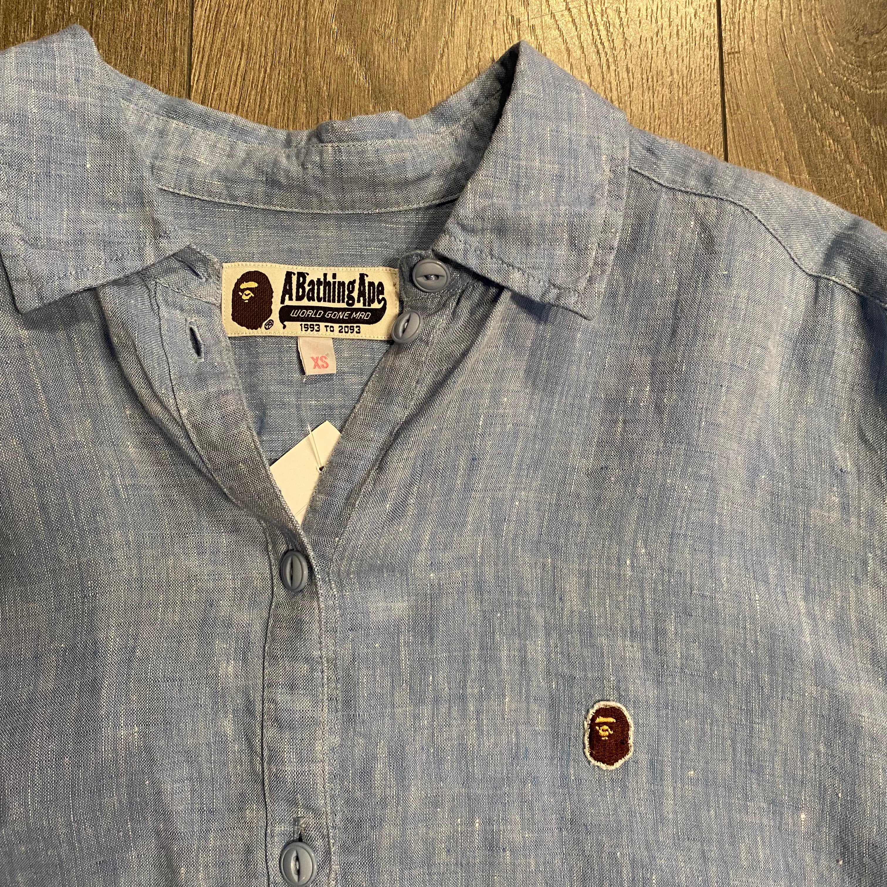 Bape Linen Button Up M