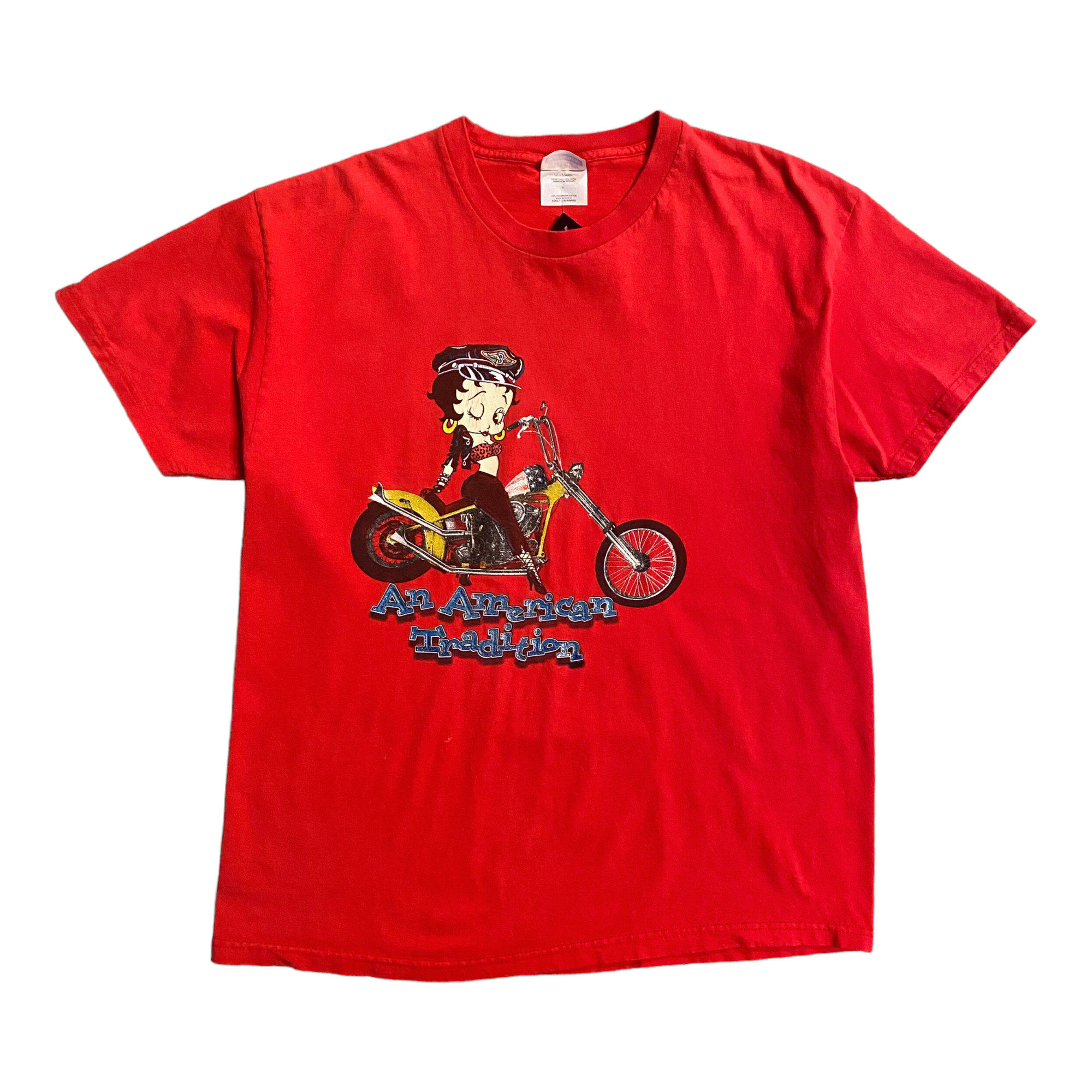 Betty Boop Biker Tee L