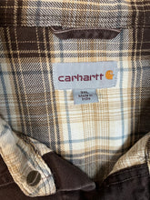 Load image into Gallery viewer, Vintage Carhartt denim over shirt XXL
