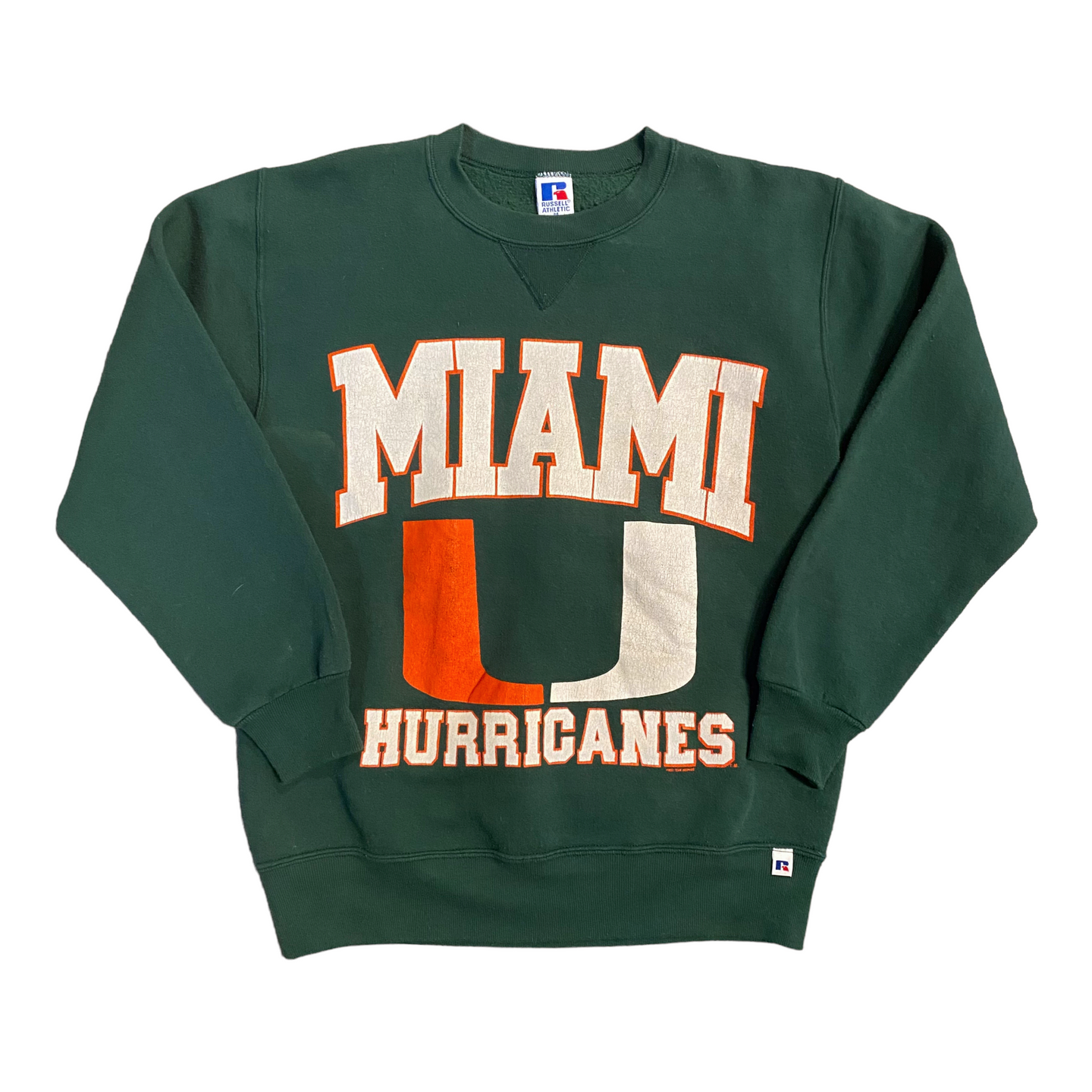 Vintage Miami Hurricanes Crewneck M