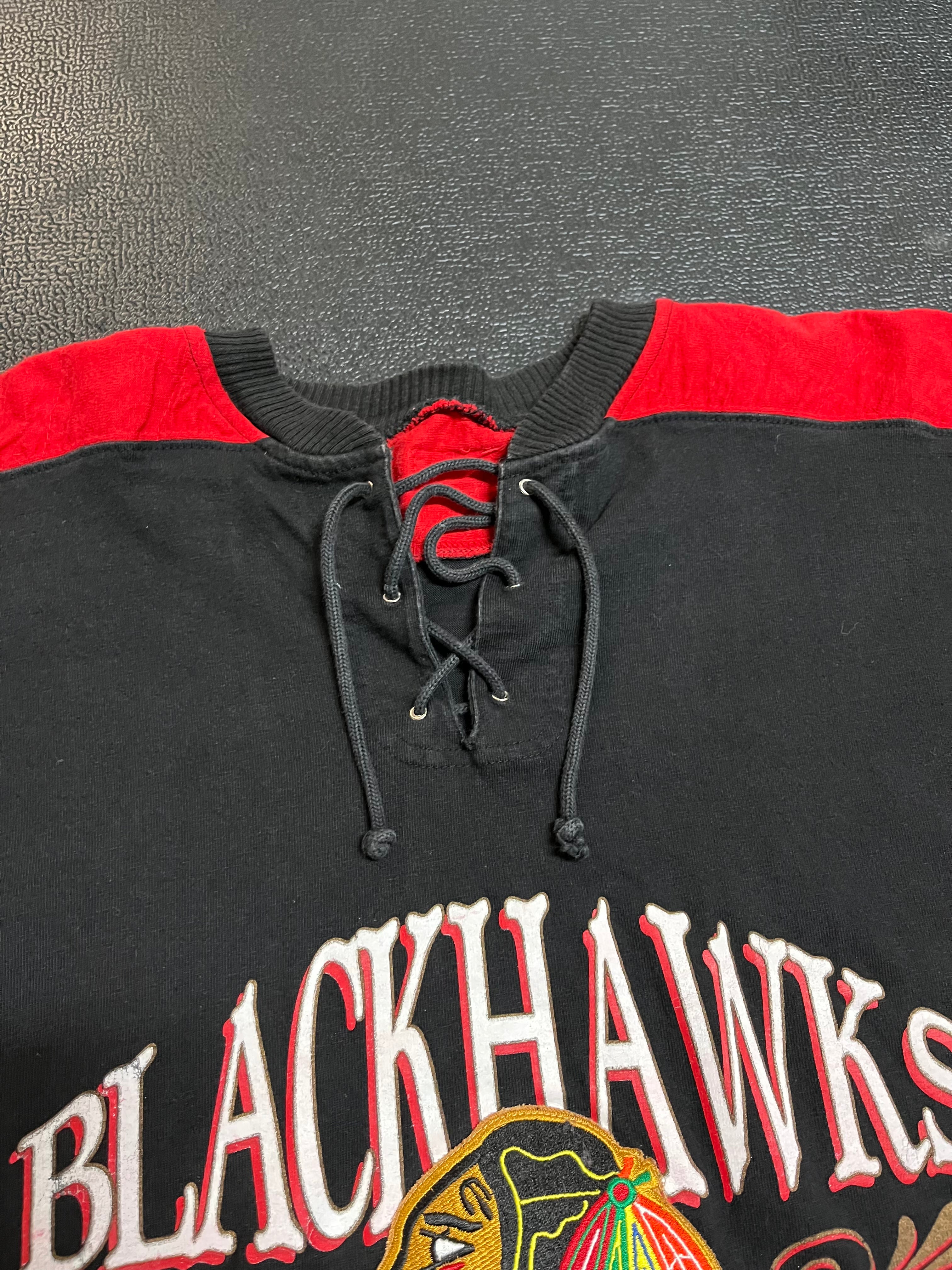90s Starter Chicago Blackhawks sweater XL