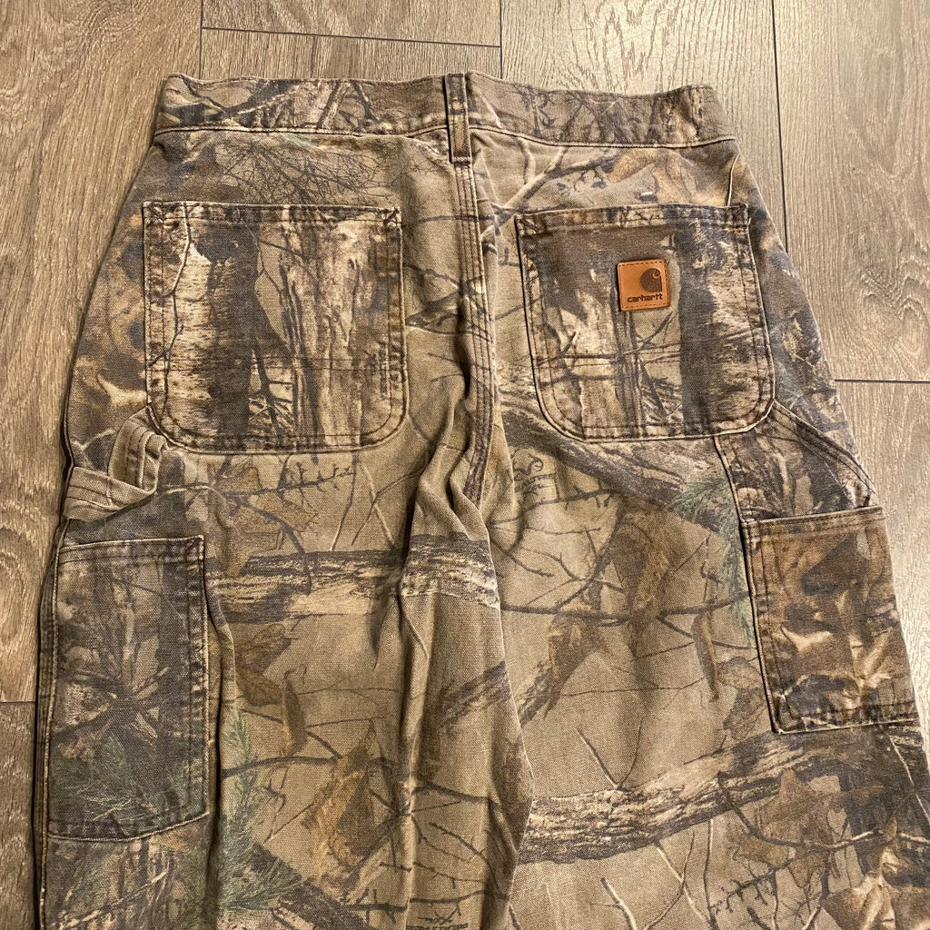Vintage Carhartt real tree carpenter pants 30x31