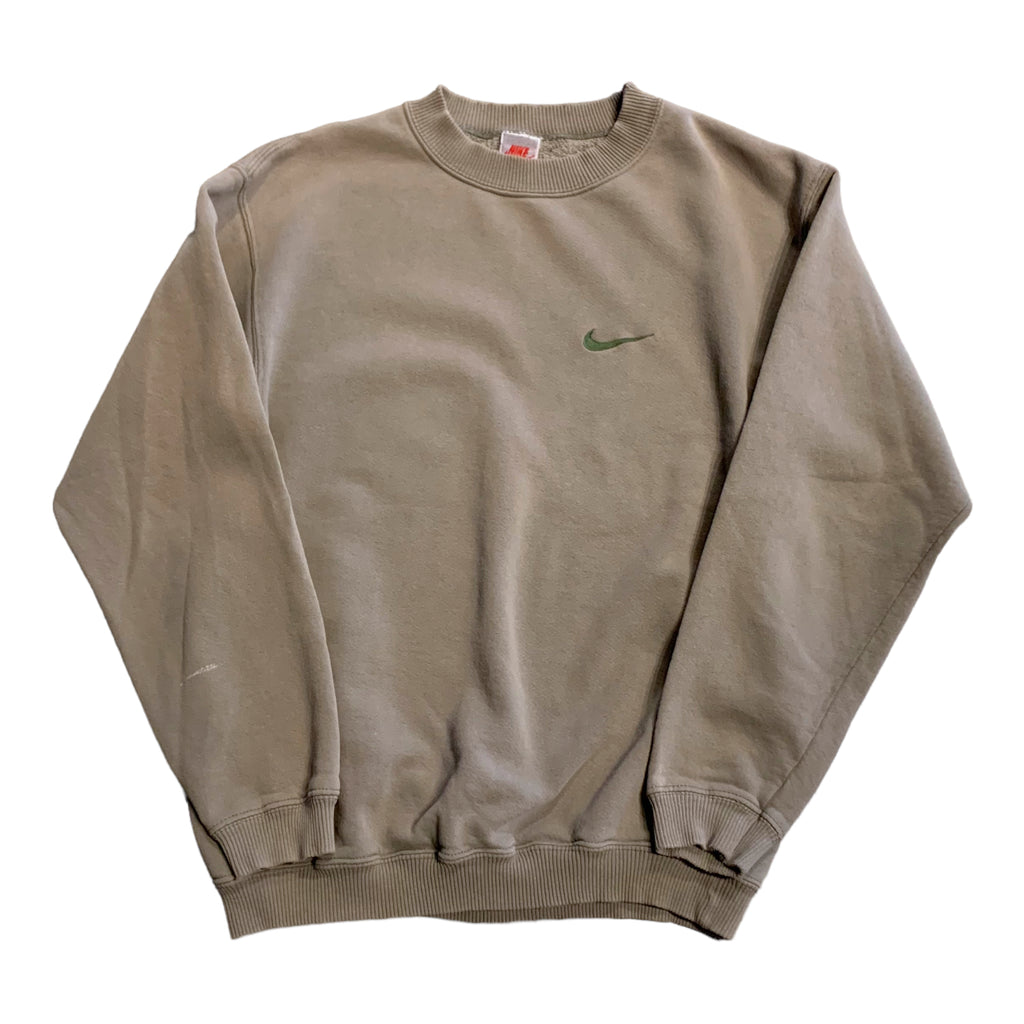 Vintage Nike tonal mini swoosh crewneck M