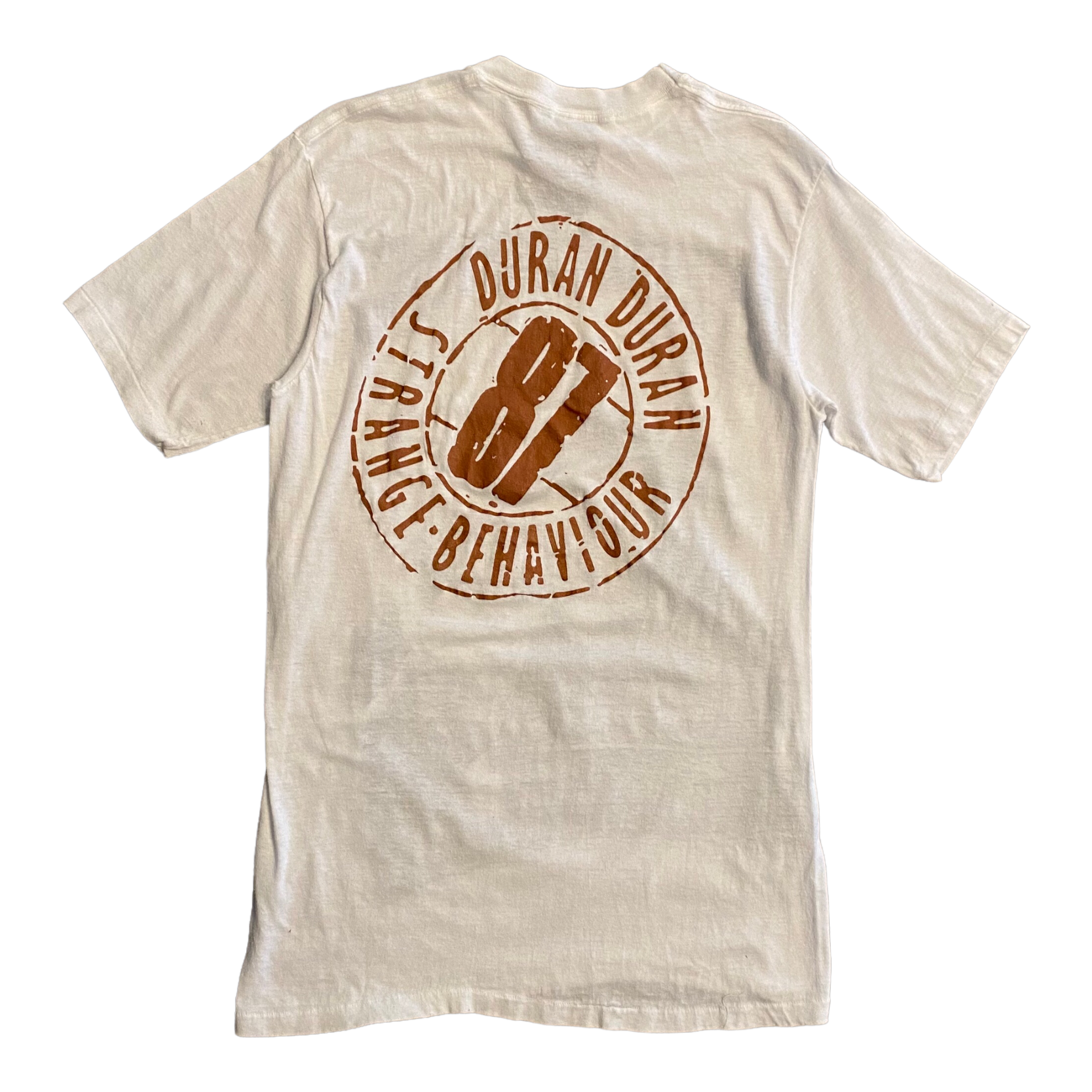 1987 Duran Duran Strange Behaviour Tee L