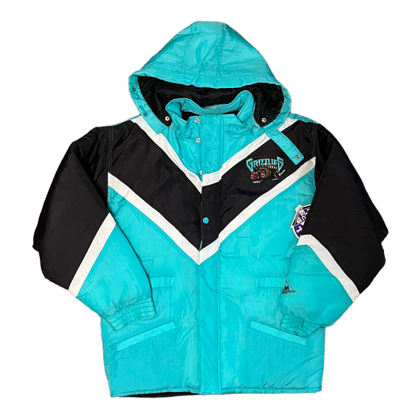 Vintage Vancouver Grizzlies Mighty Mac BNWT puffer jacket L