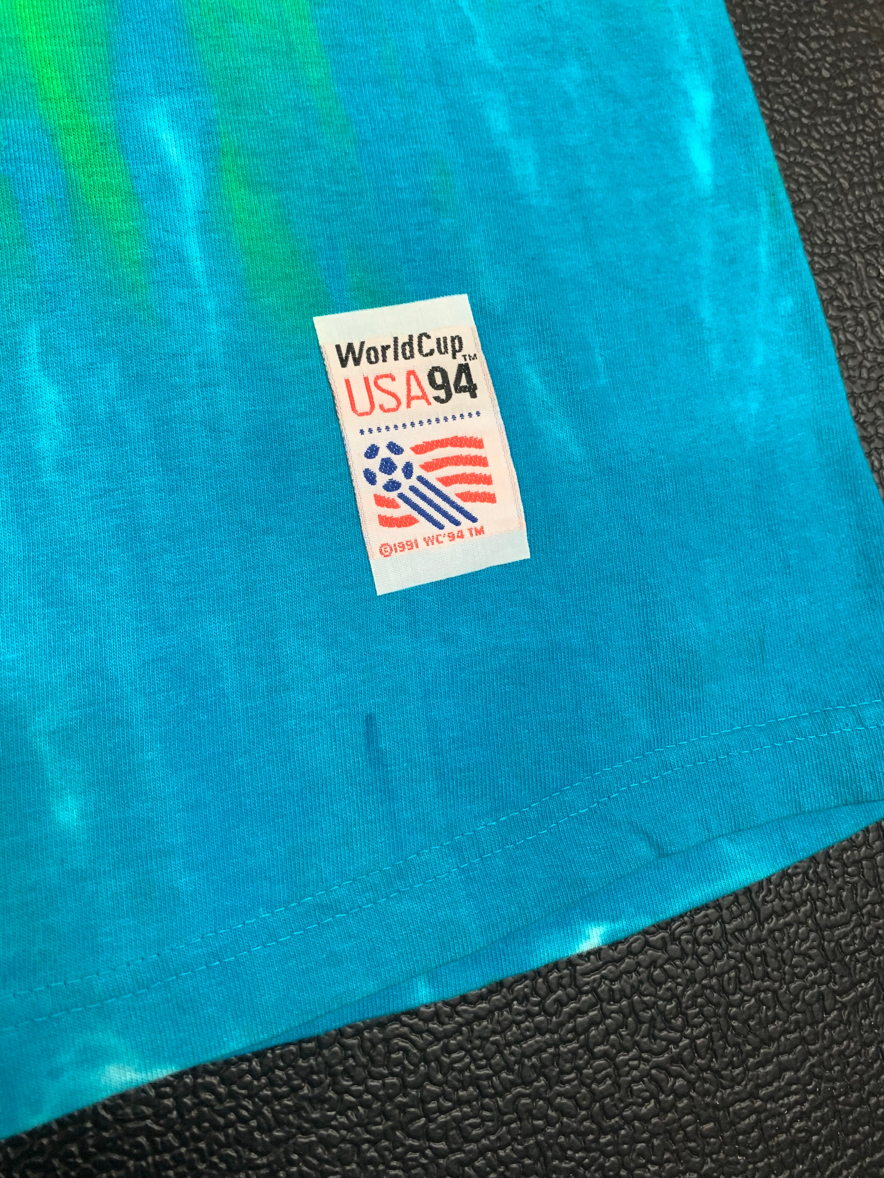 1994 Brazil World Cup tie dye tee L/XL