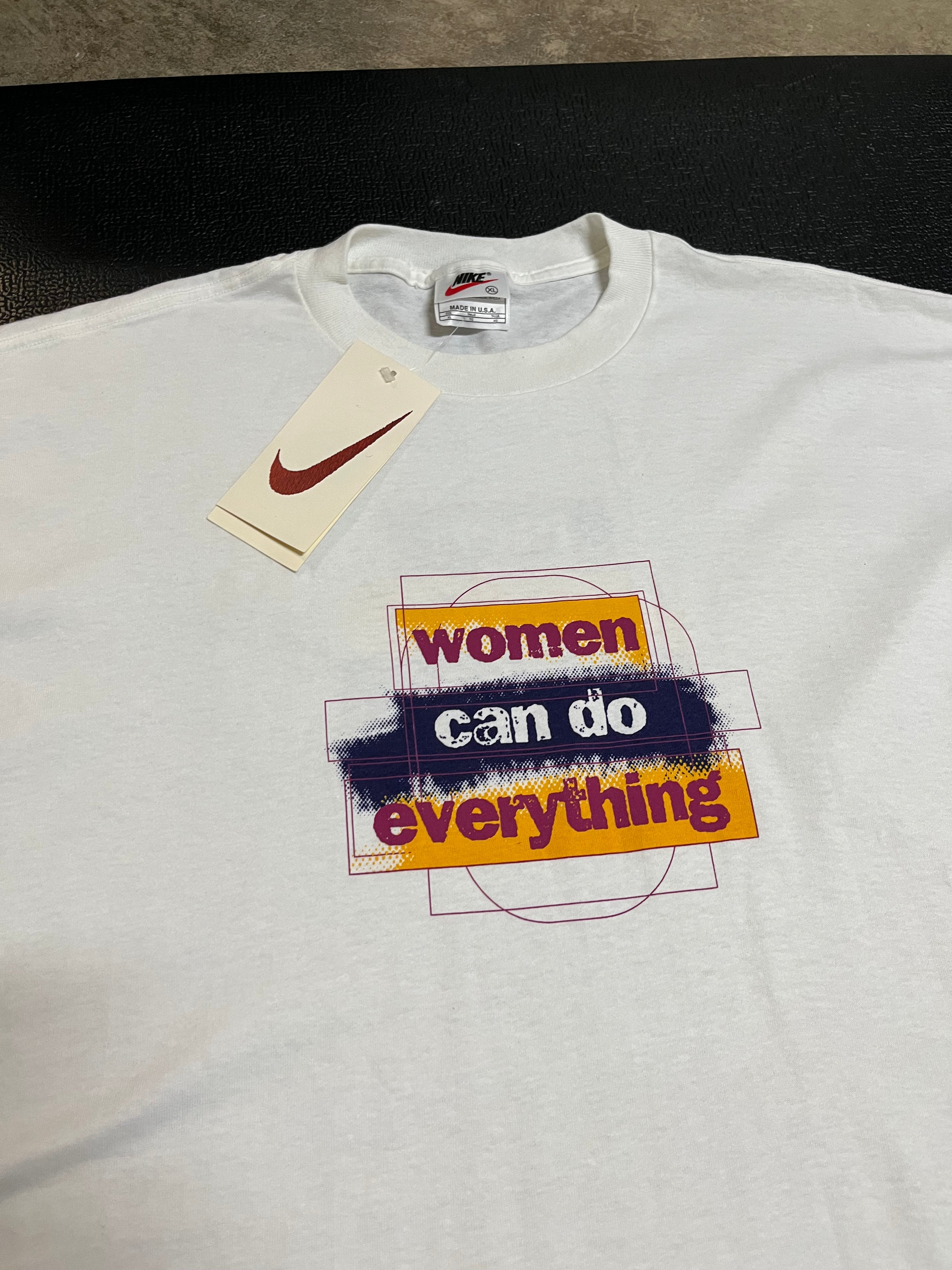 90s Nike Women Can Do Everything Tee XL