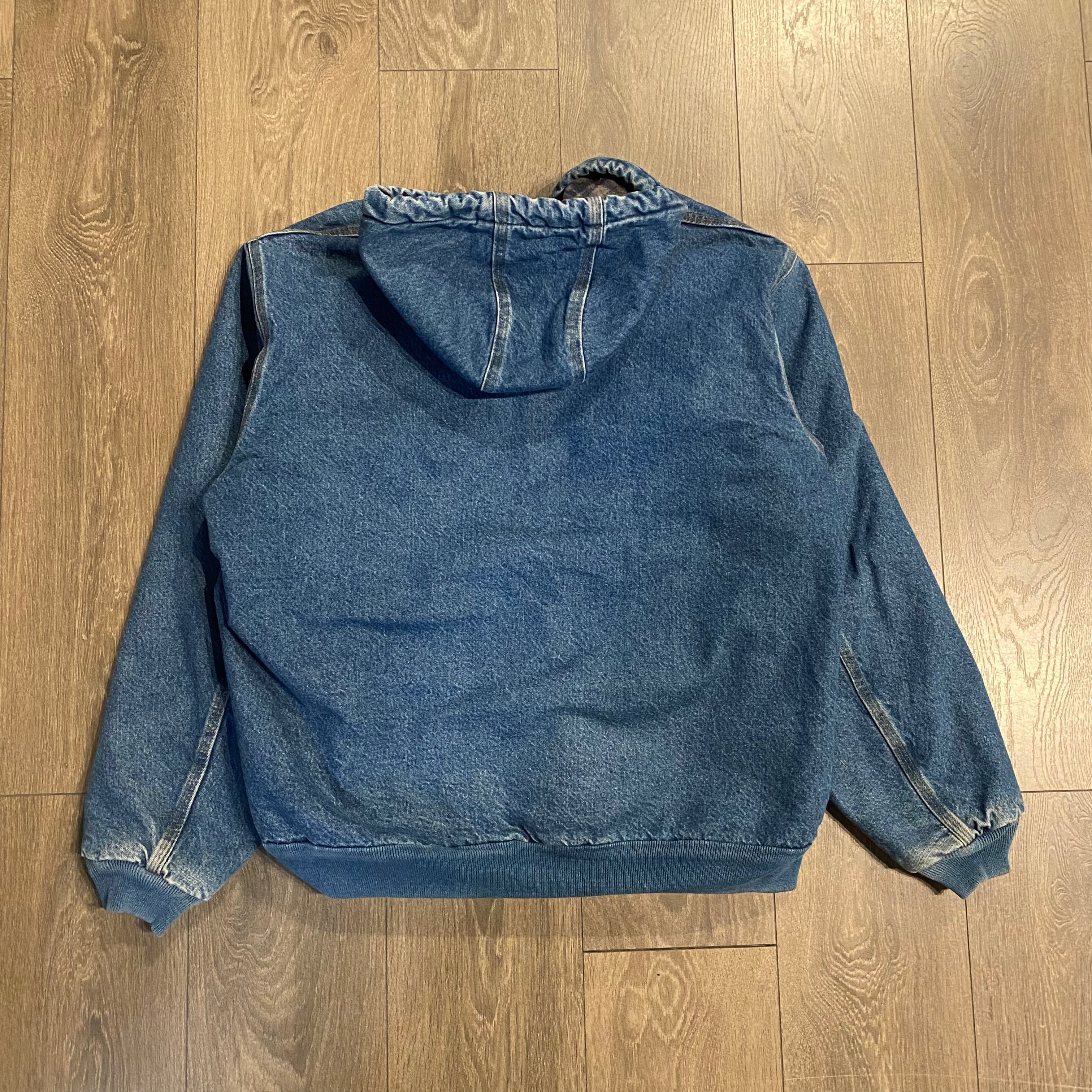 Carhartt Hooded Denim Jacket XL