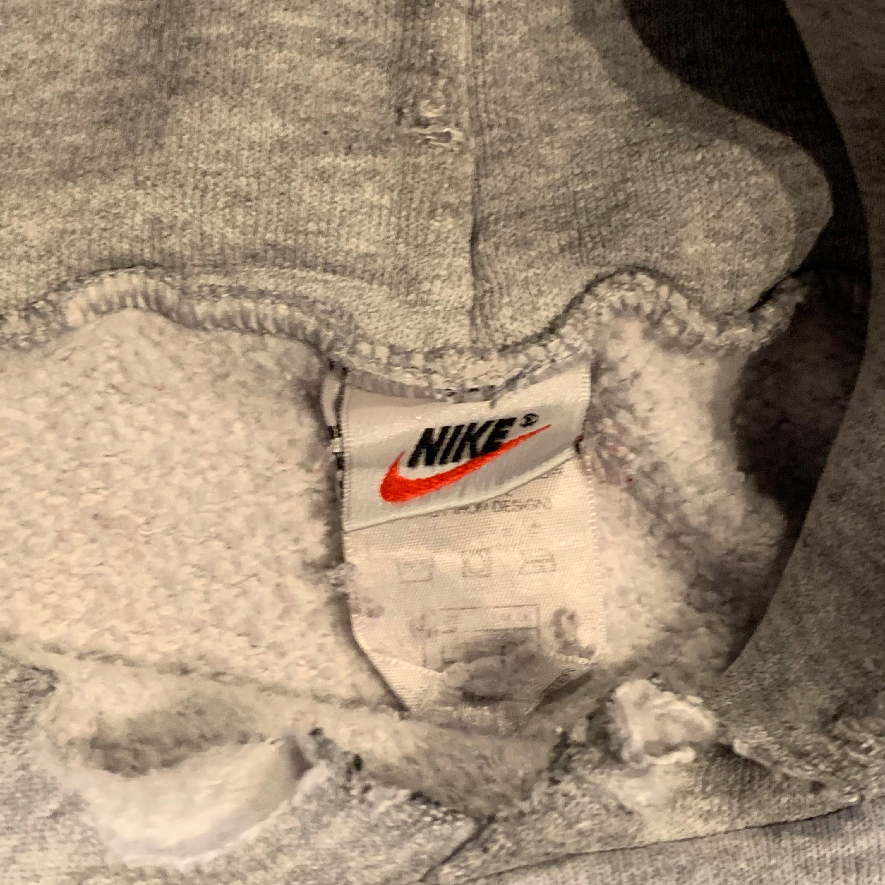 90s Nike logo hoodie Womens L