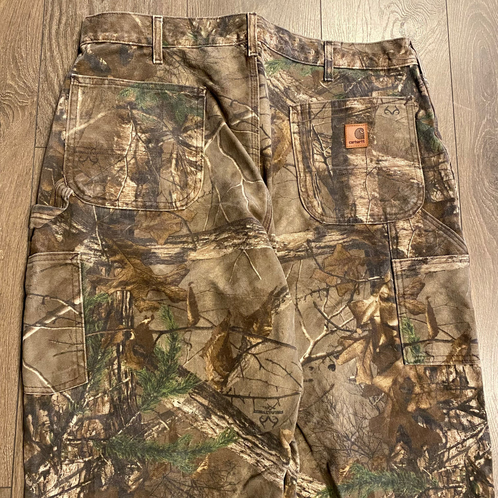 Vintage Carhartt real tree carpenter pants 36x32