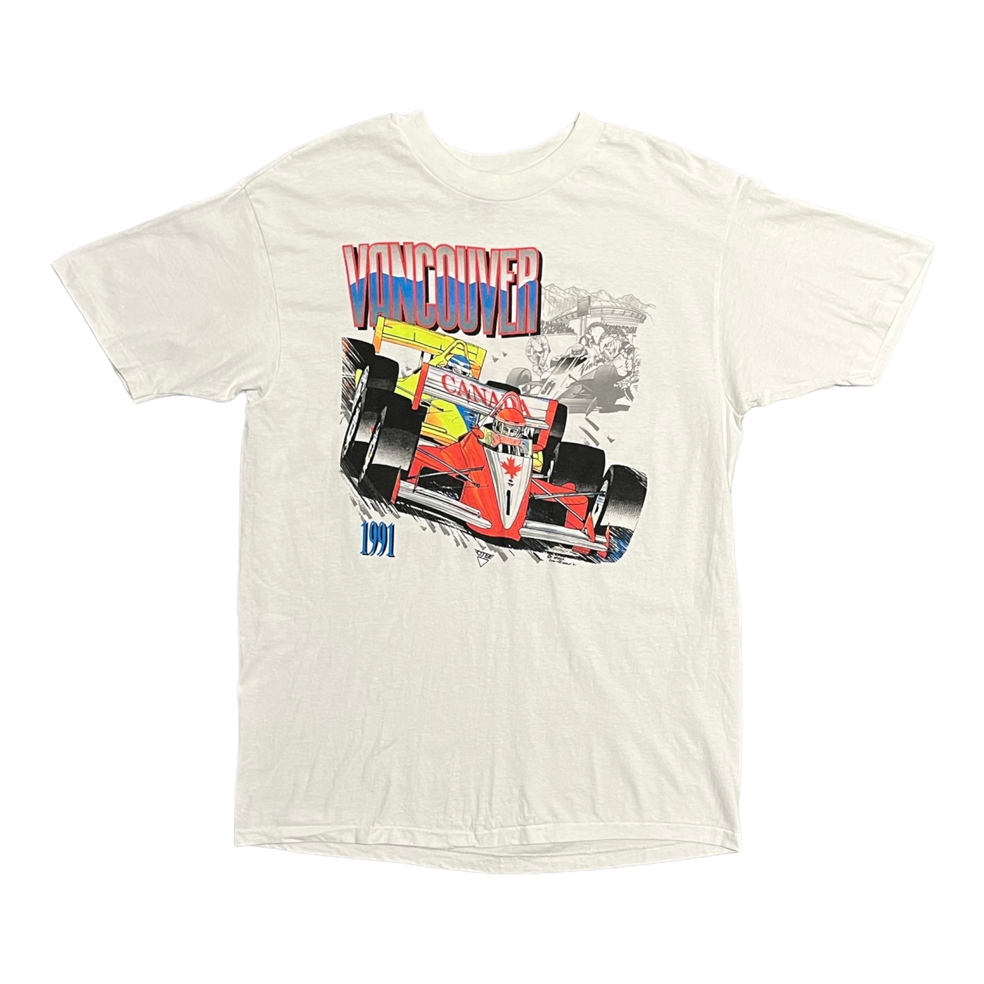 1991 Vancouver Indy racing tee L/XL