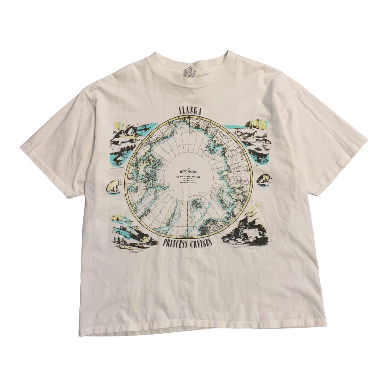90s Alaska Compass Tee L/XL