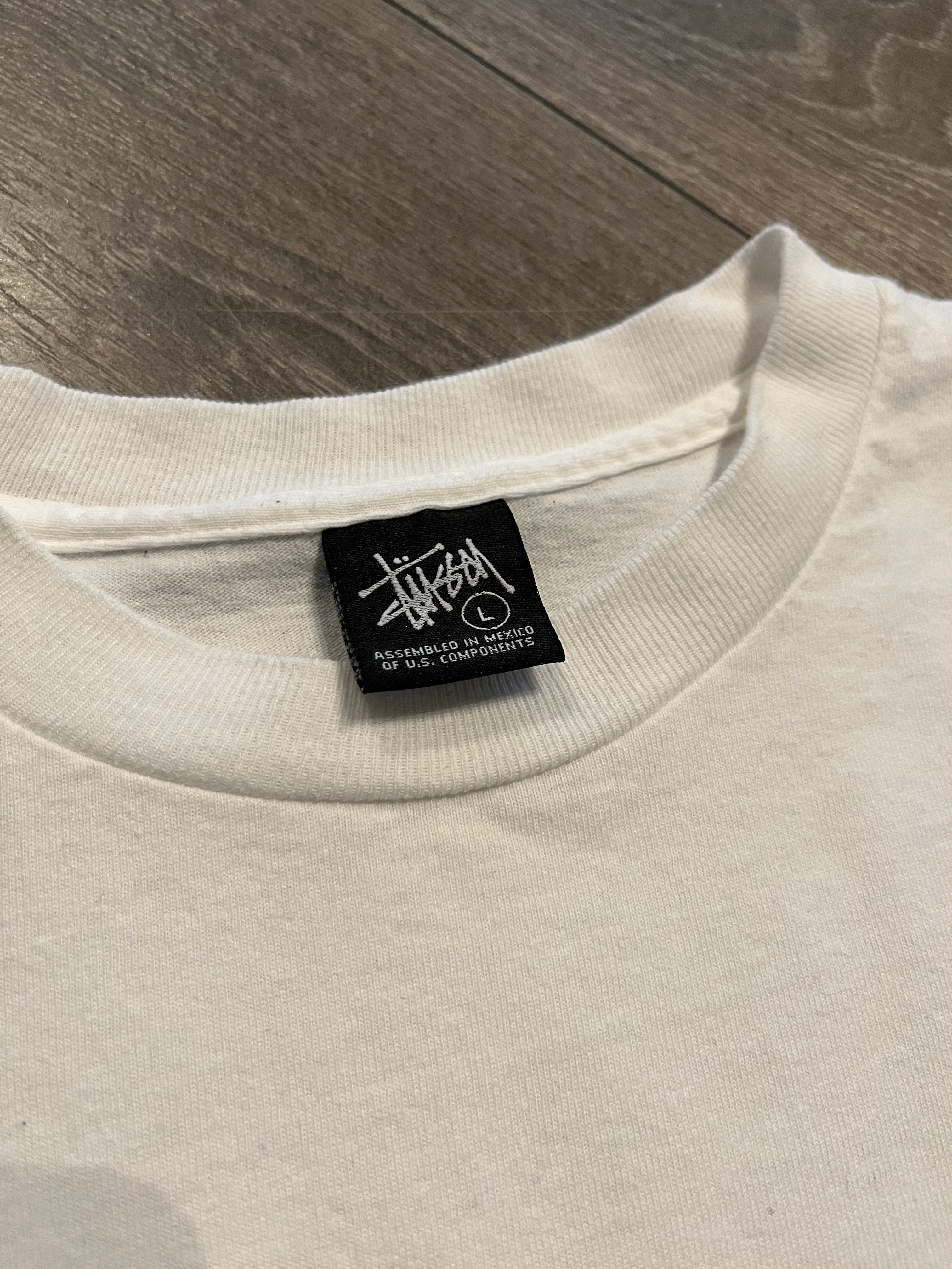 2000s Stussy logo tee L