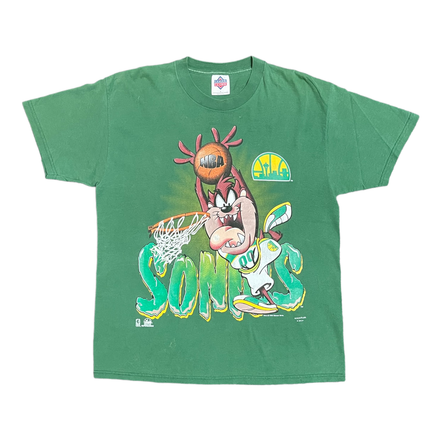 1994 Seattle Sonics Taz tee L