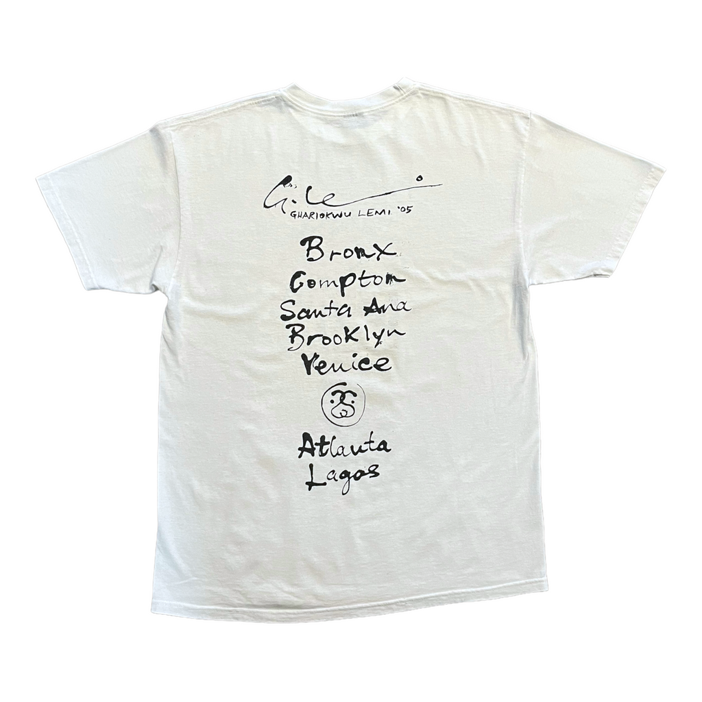 2000s Stussy city script tee L