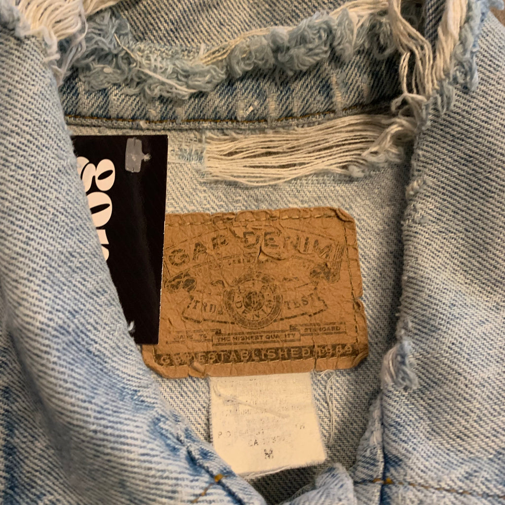 GAP Distressed Denim Jacket M