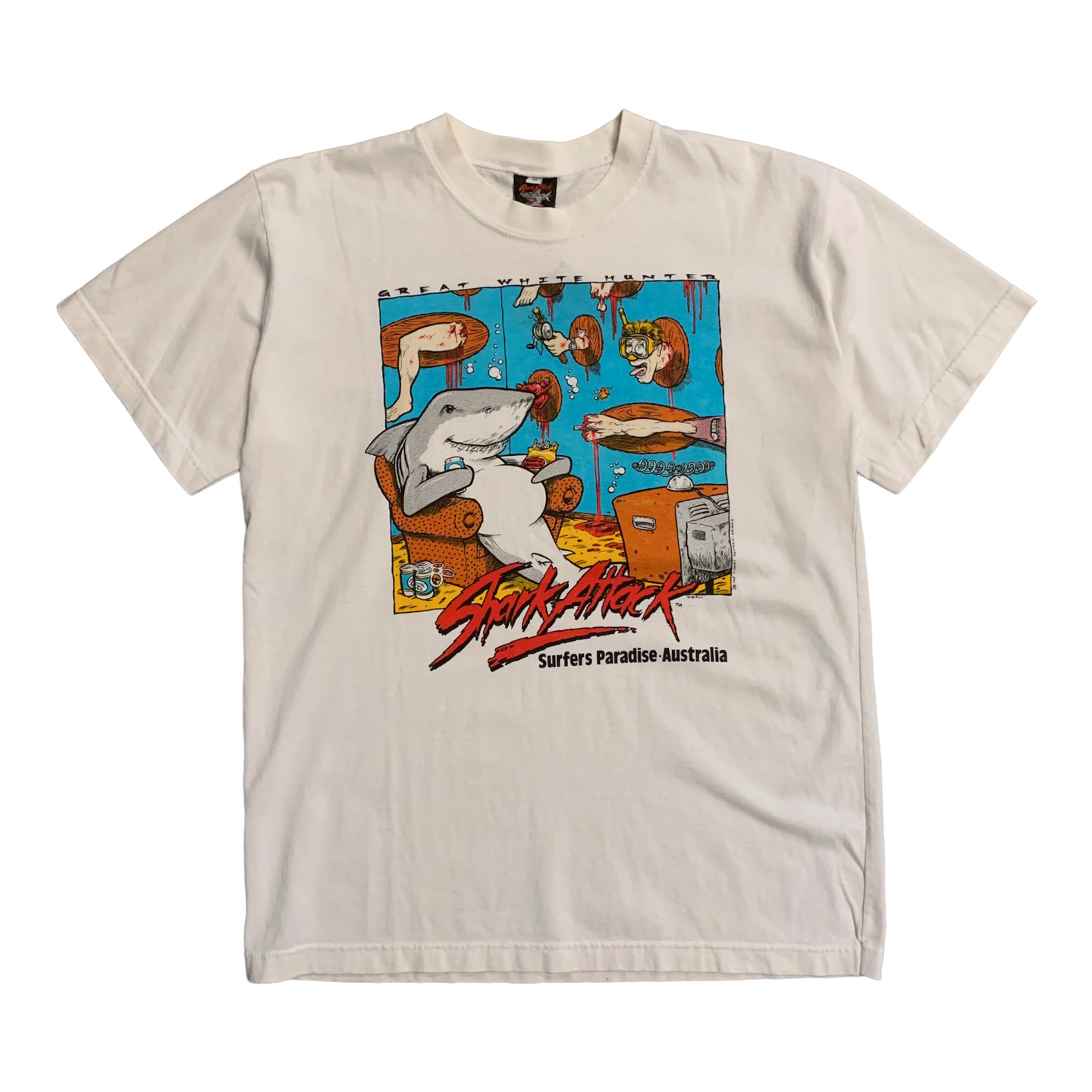 Shark Attack Tee M