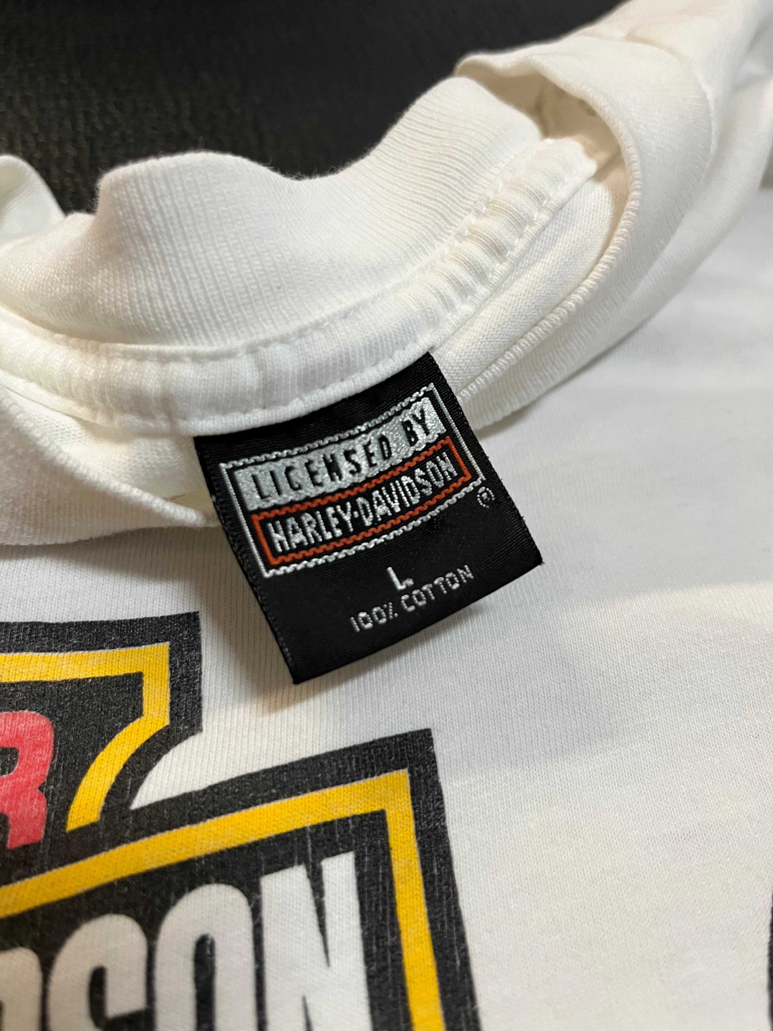 90s Harley Davidson Looney Tunes tee L