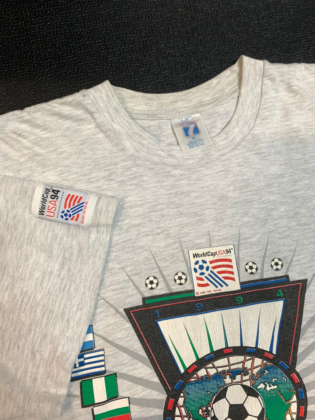 1994 World Cup flags tee XL