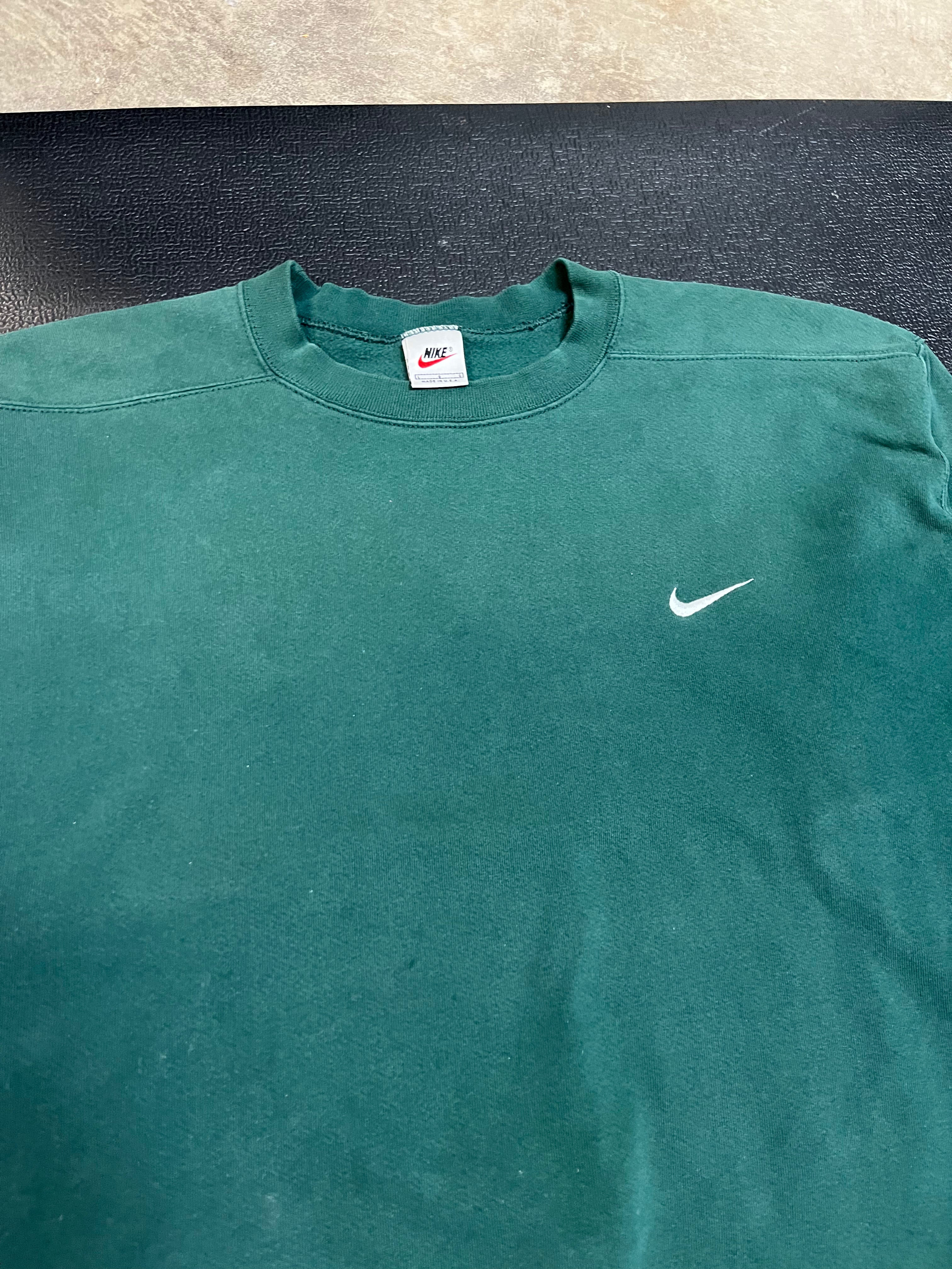 90s Nike mini swoosh crewneck L/XL