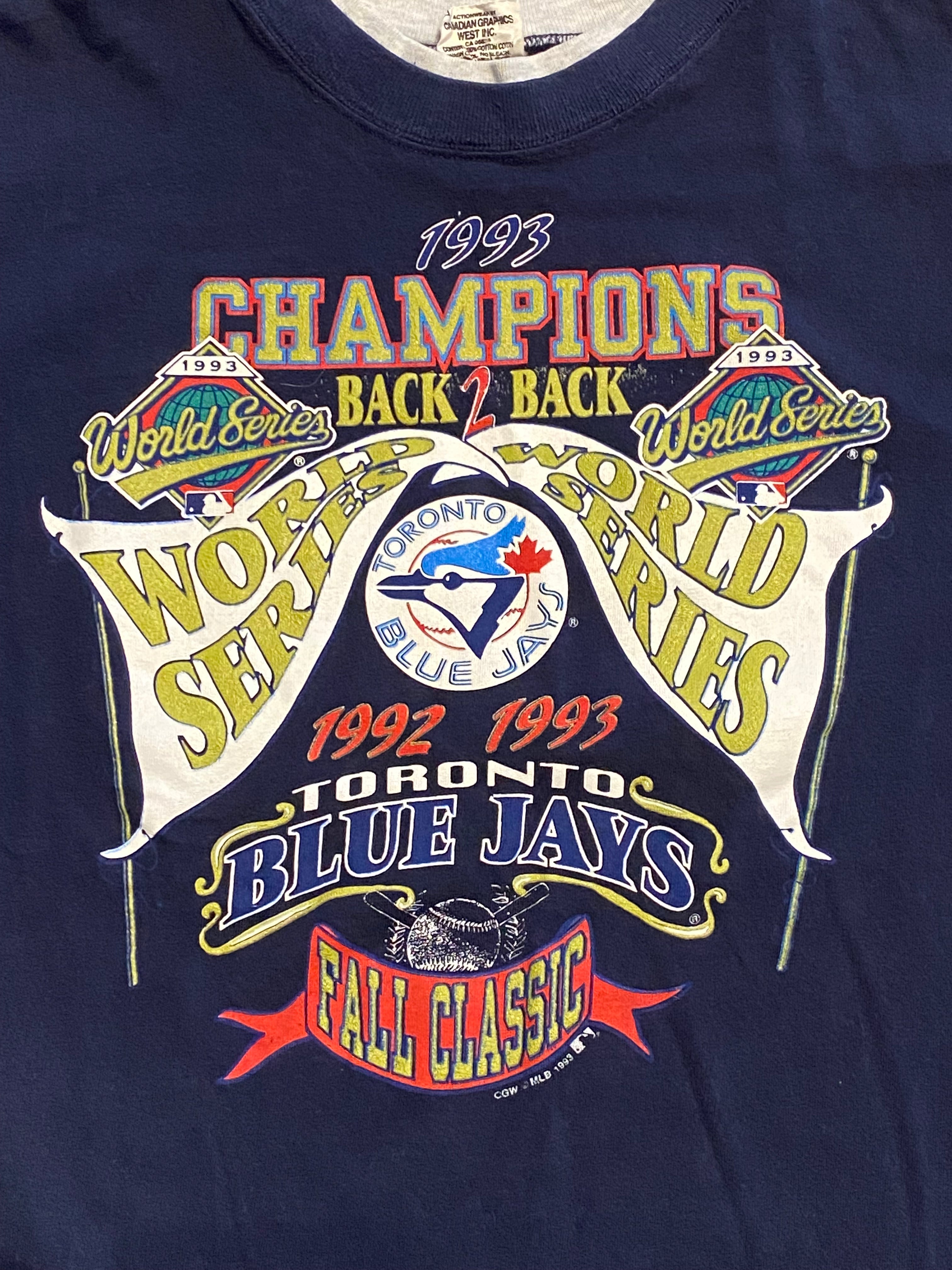1993 Blue Jays World Series Champions tee M