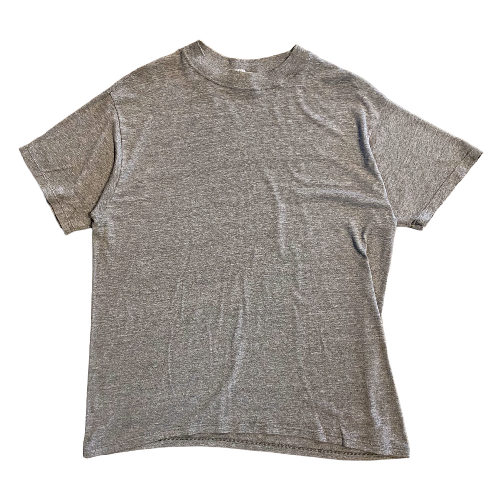 90s Russell Heather Grey Tee L
