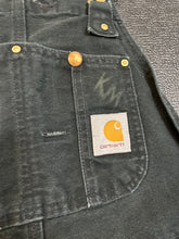 Load image into Gallery viewer, Vintage Carhartt quilt-lined overalls 36x32
