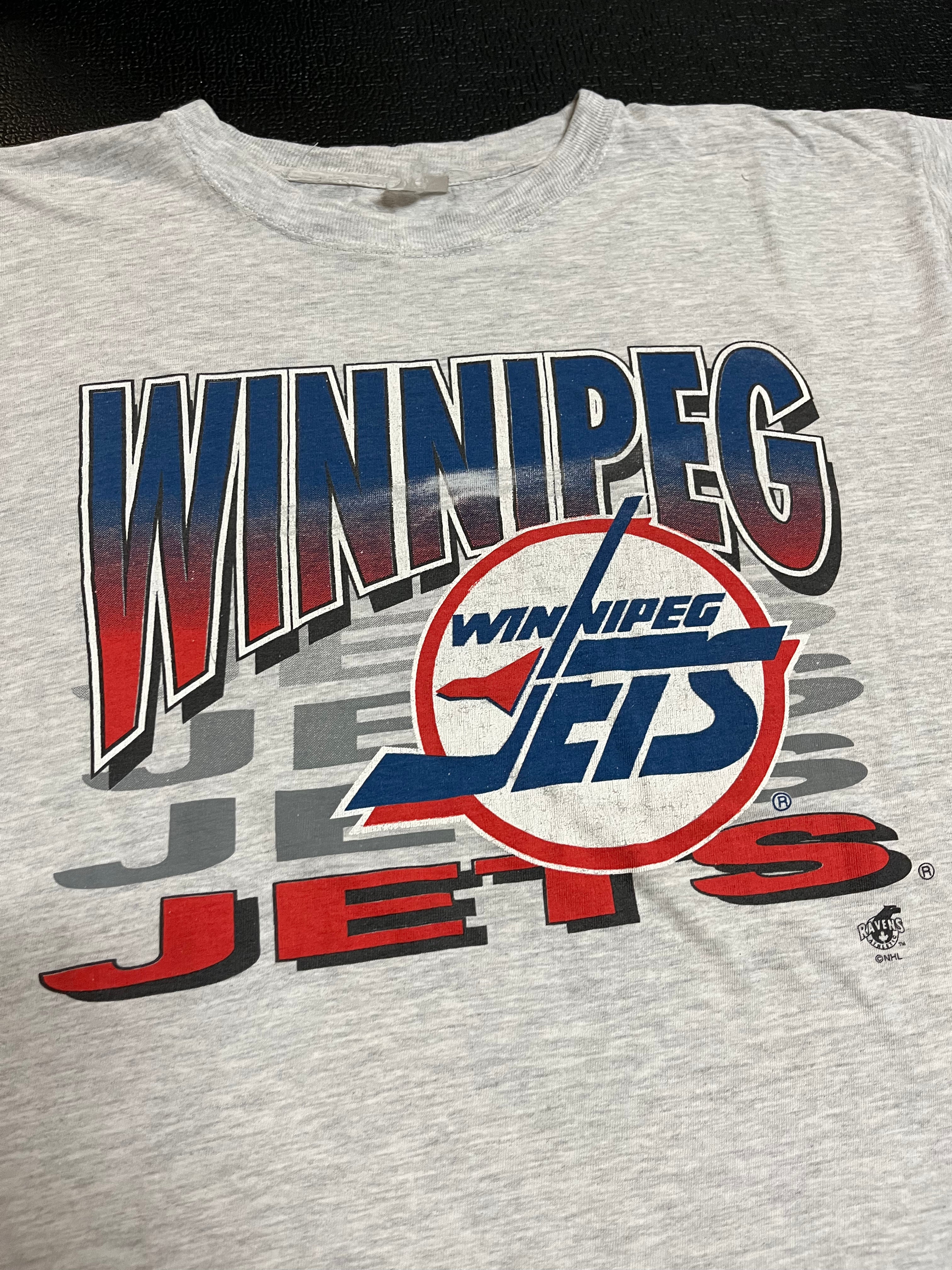 90s Winnipeg Jets NHL tee XL
