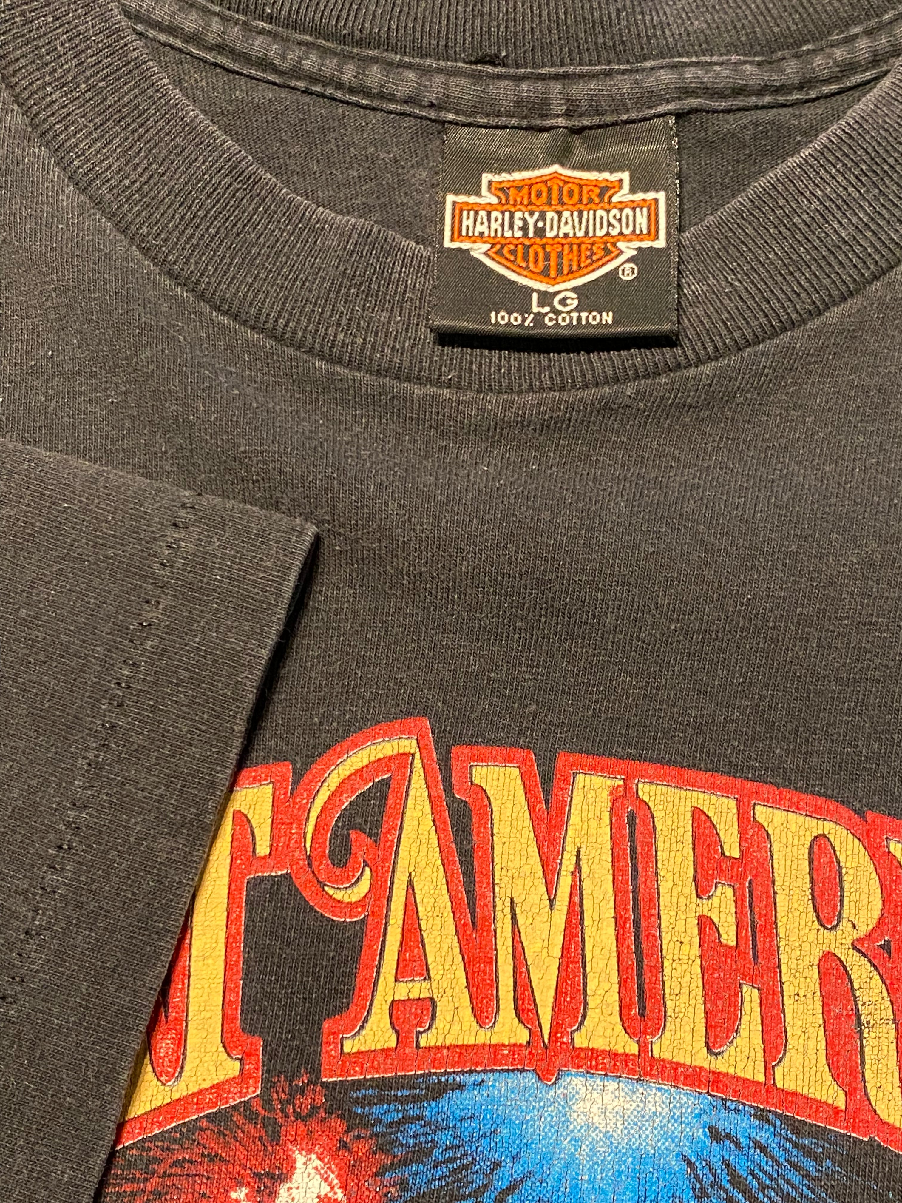1991 American Harley Davidson tee L
