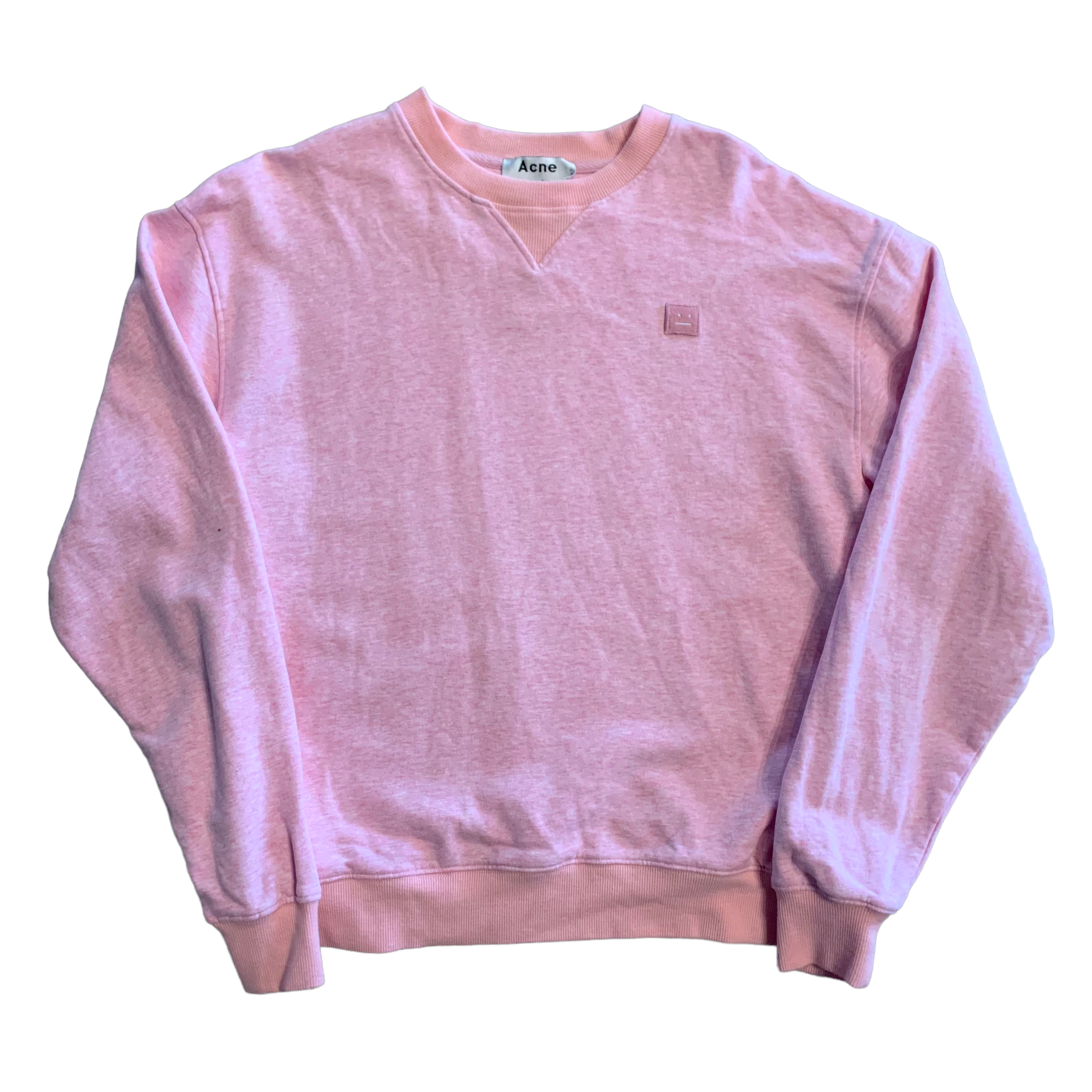 Acne Studios Pink Heathered Crewneck L