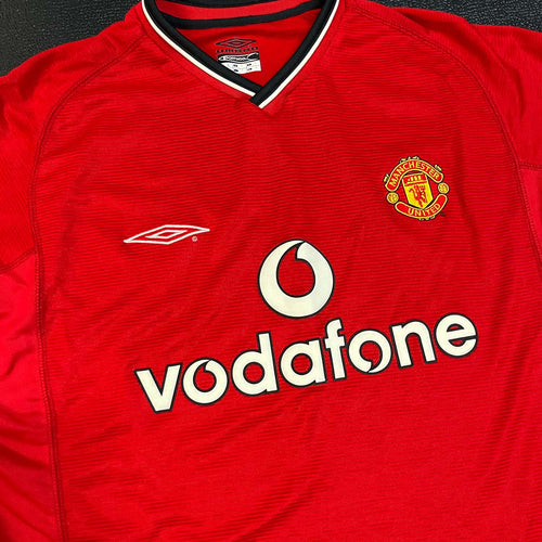 '00-'02 Manchester United home jersey XL
