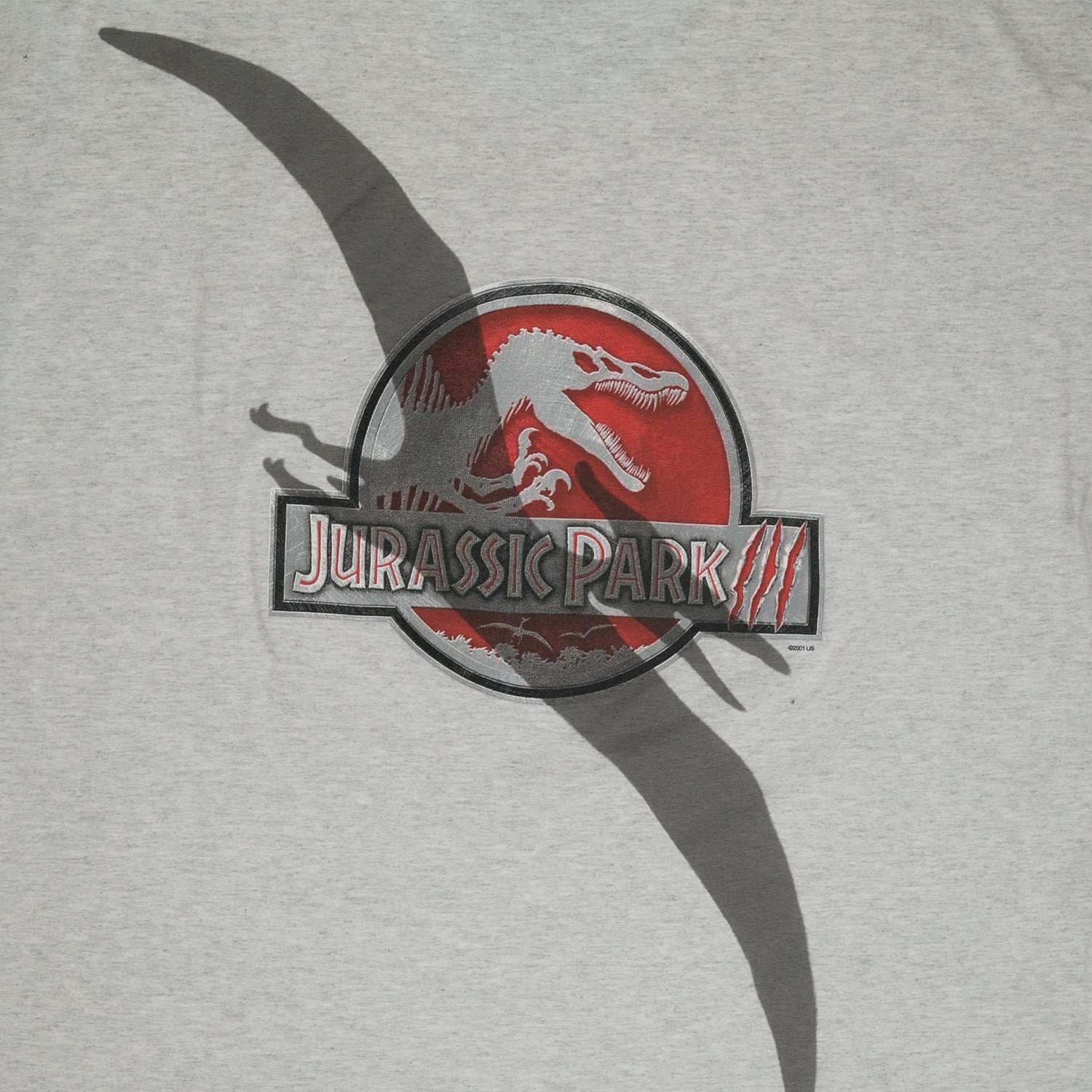 2001 Jurassic Park 3 movie promo tee XL