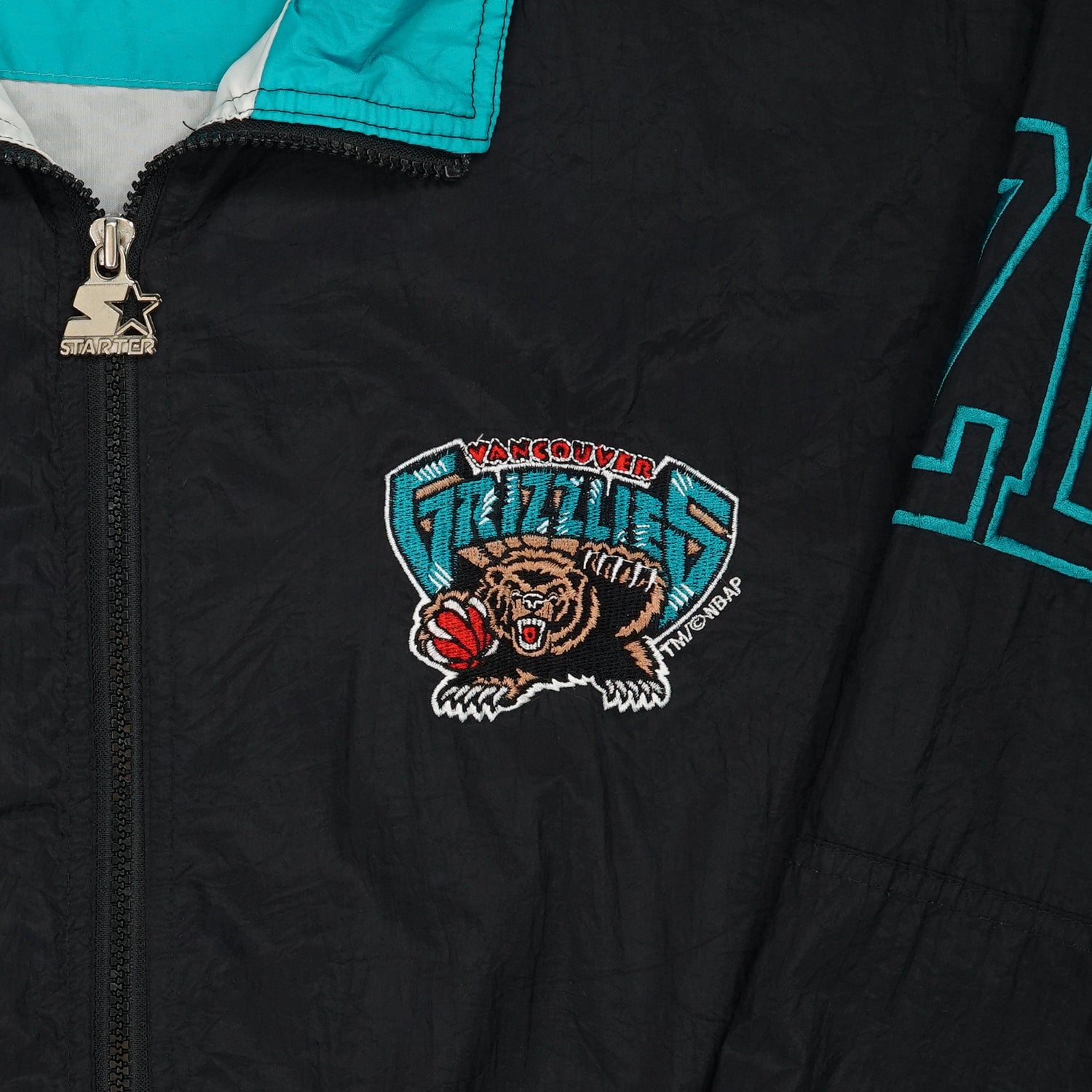 1994 Vancouver Grizzlies Inaugural Starter windbreaker