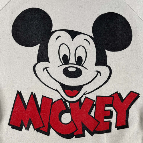 '80s Mickey Mouse big face crewneck L