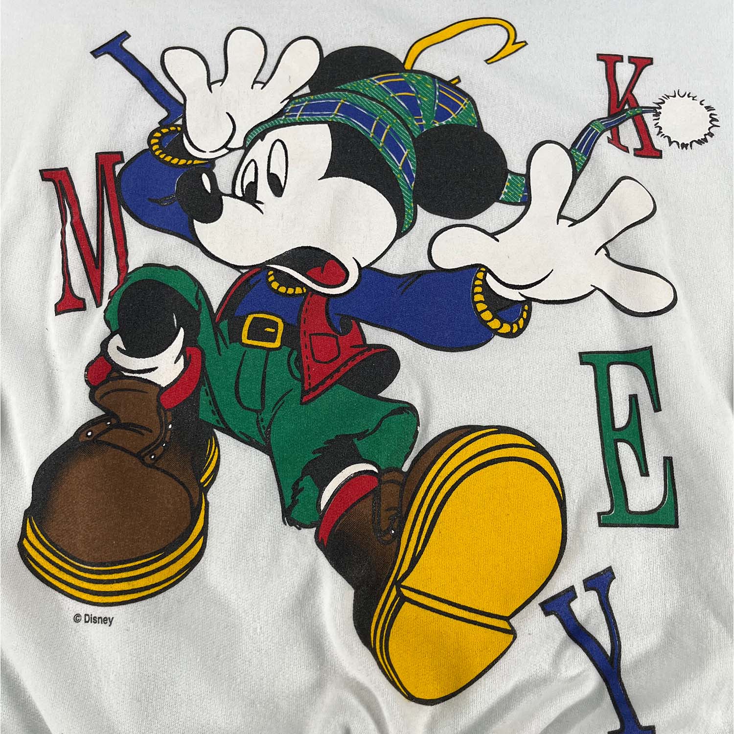 '90s Mickey Mouse graphic crewneck XL