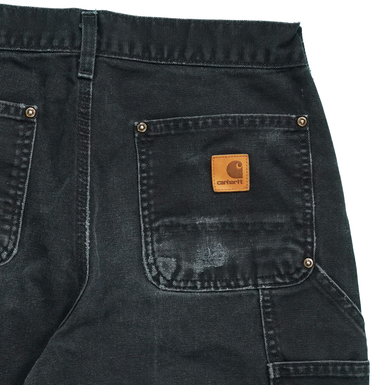 Carhartt double knee black 28" x 28.5"