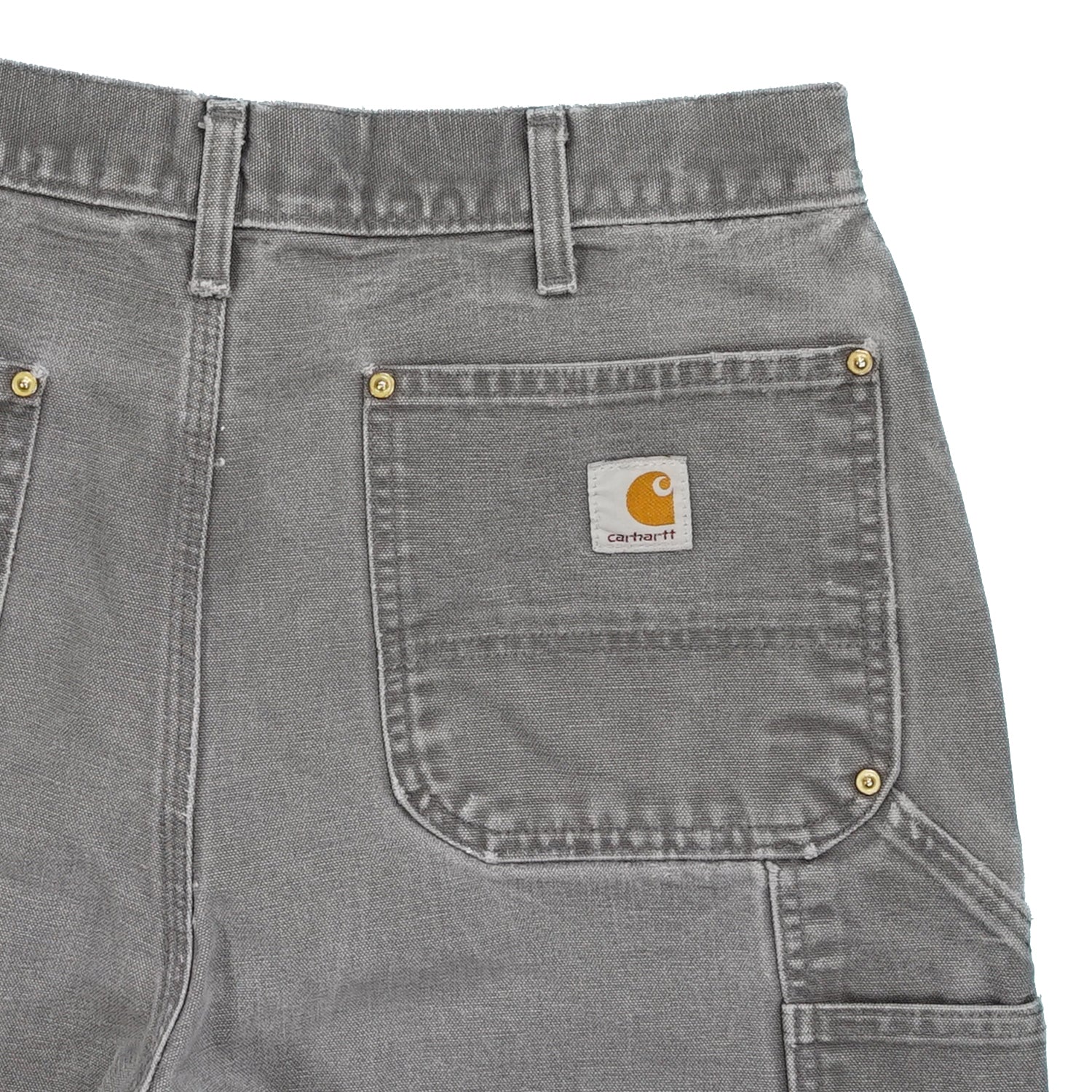 Vintage Carhartt double knee denim grey 33" x 32.5"