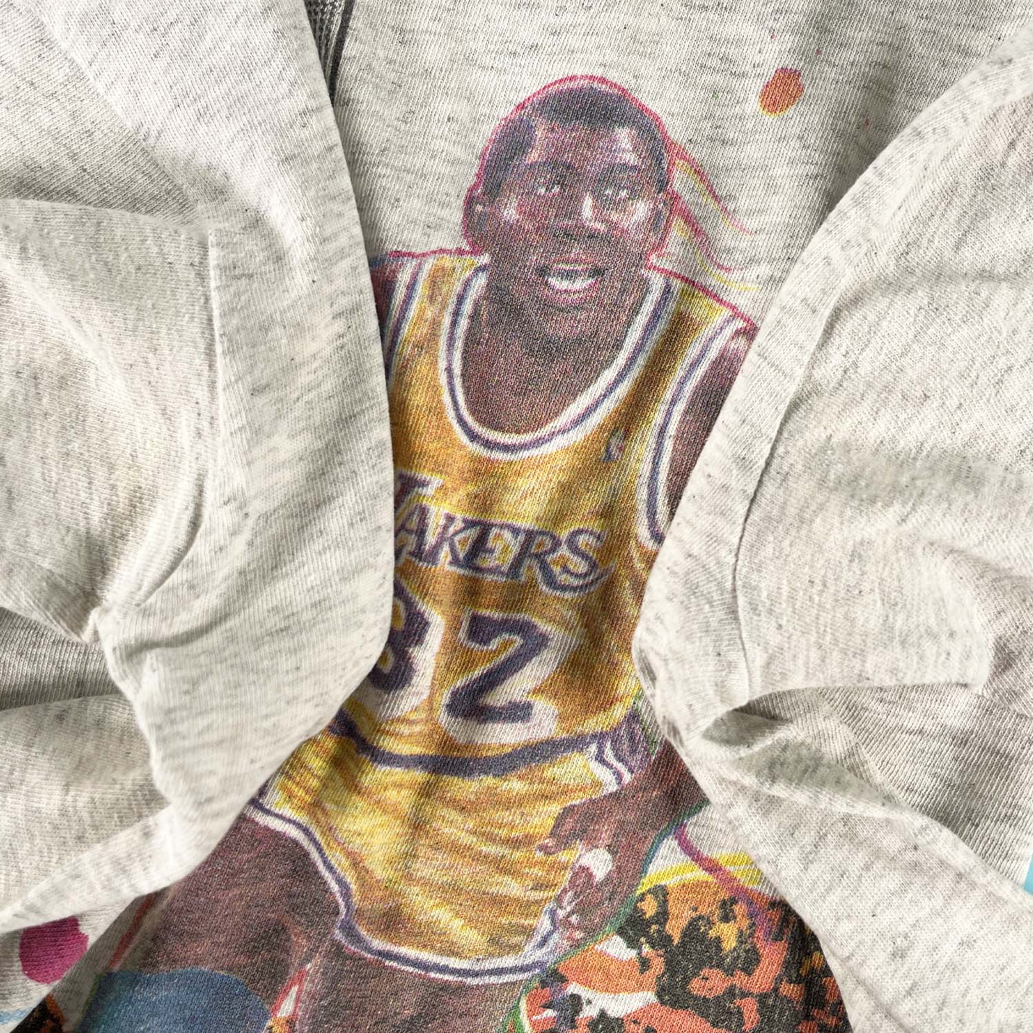 1990 Magic Johnson Slammin N Jammin tee L