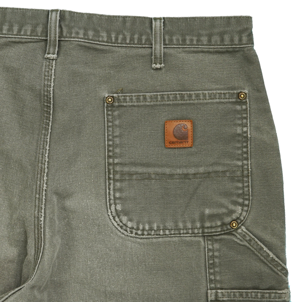 Carhartt double knee denim green 34" x 31"