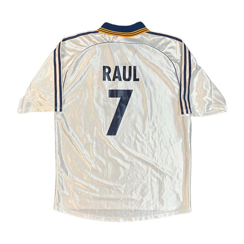 '99-'00 Real Madrid Adidas Raul jersey XL