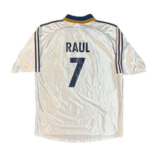 Load image into Gallery viewer, &#39;99-&#39;00 Real Madrid Adidas Raul jersey XL
