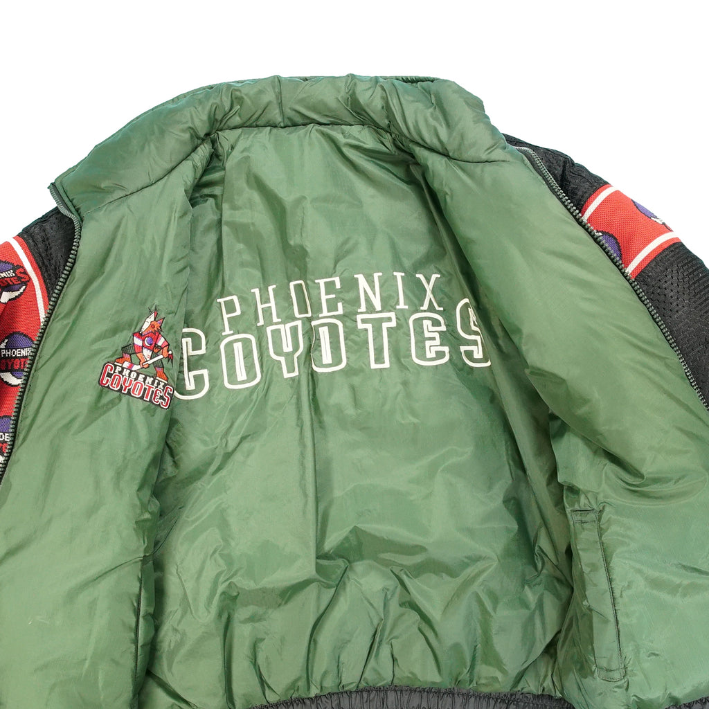 Vintage NHL Phoenix Coyotes reversible puffer jacket L
