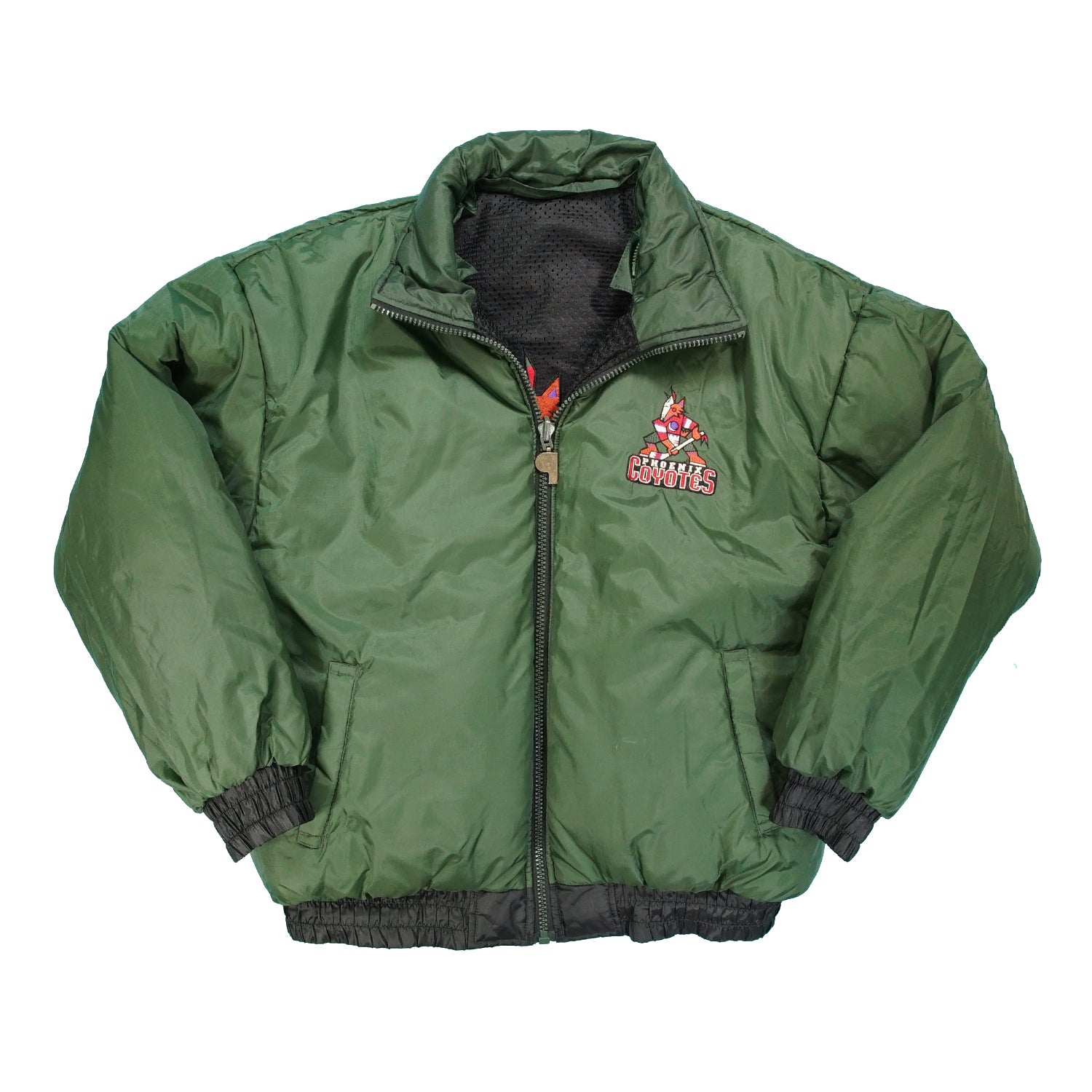 Vintage NHL Phoenix Coyotes reversible puffer jacket L