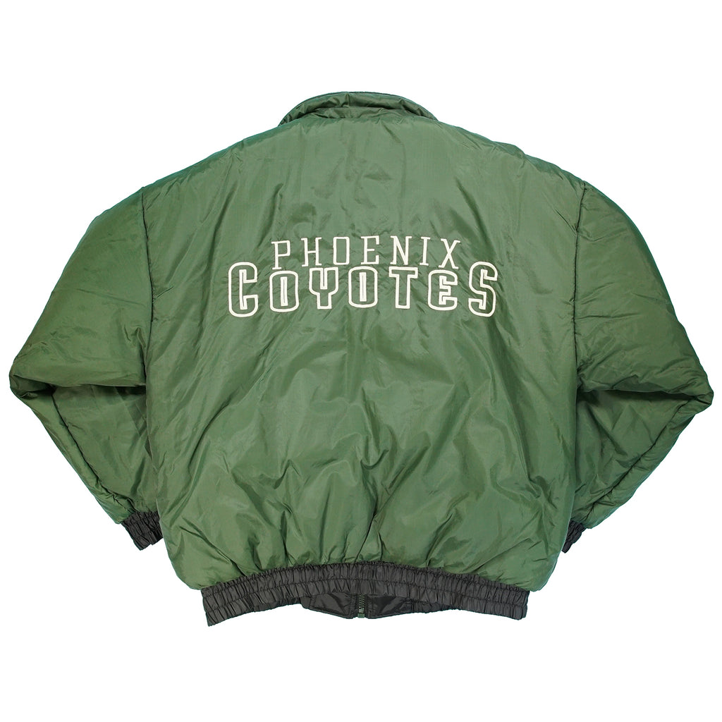 Vintage NHL Phoenix Coyotes reversible puffer jacket L