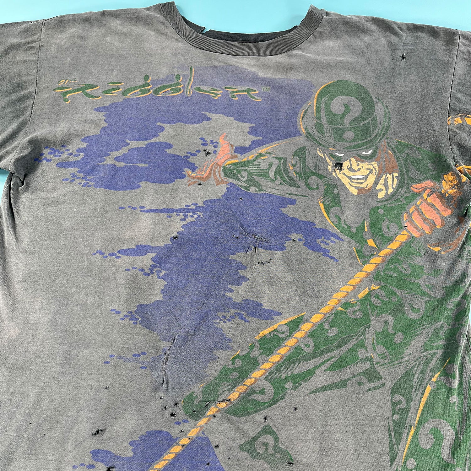 '90s The Riddler thrashed tee XL