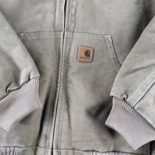 Load image into Gallery viewer, Carhartt full zip fleece-lined jacket M
