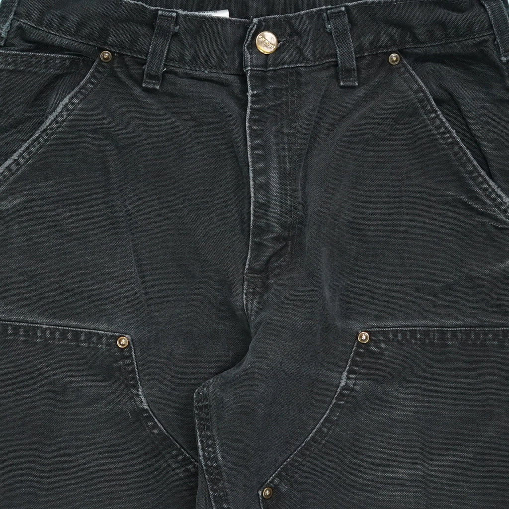 Carhartt double knee black 28" x 28.5"