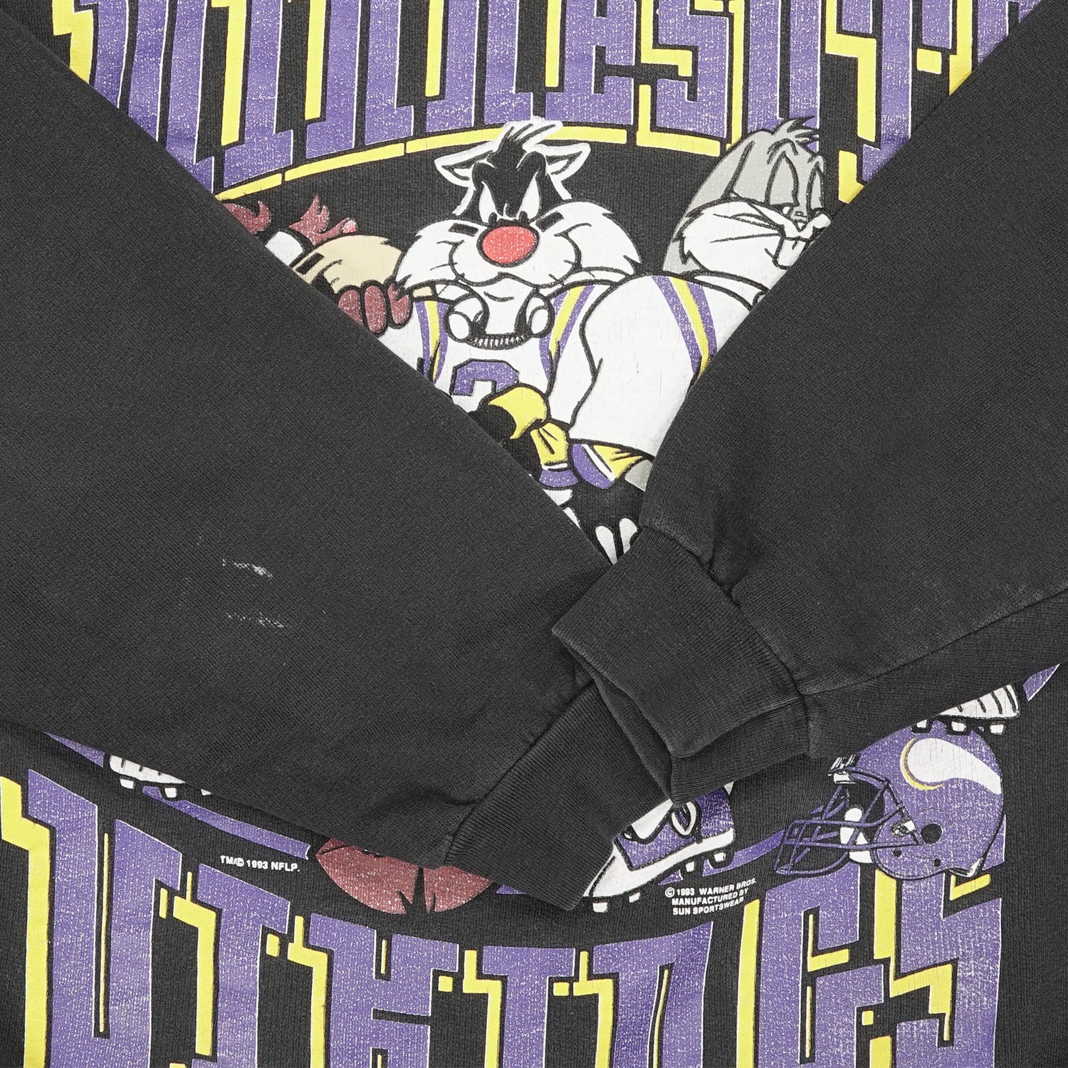 1993 Looney Tunes x Minnesota Vikings crewneck M