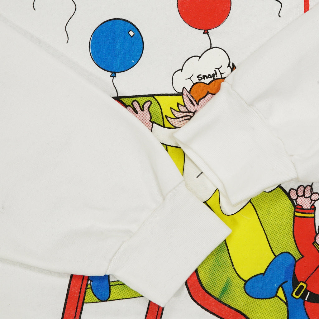1990 Rice Krispies Snap Crackle Pop cereal snack sweater XL
