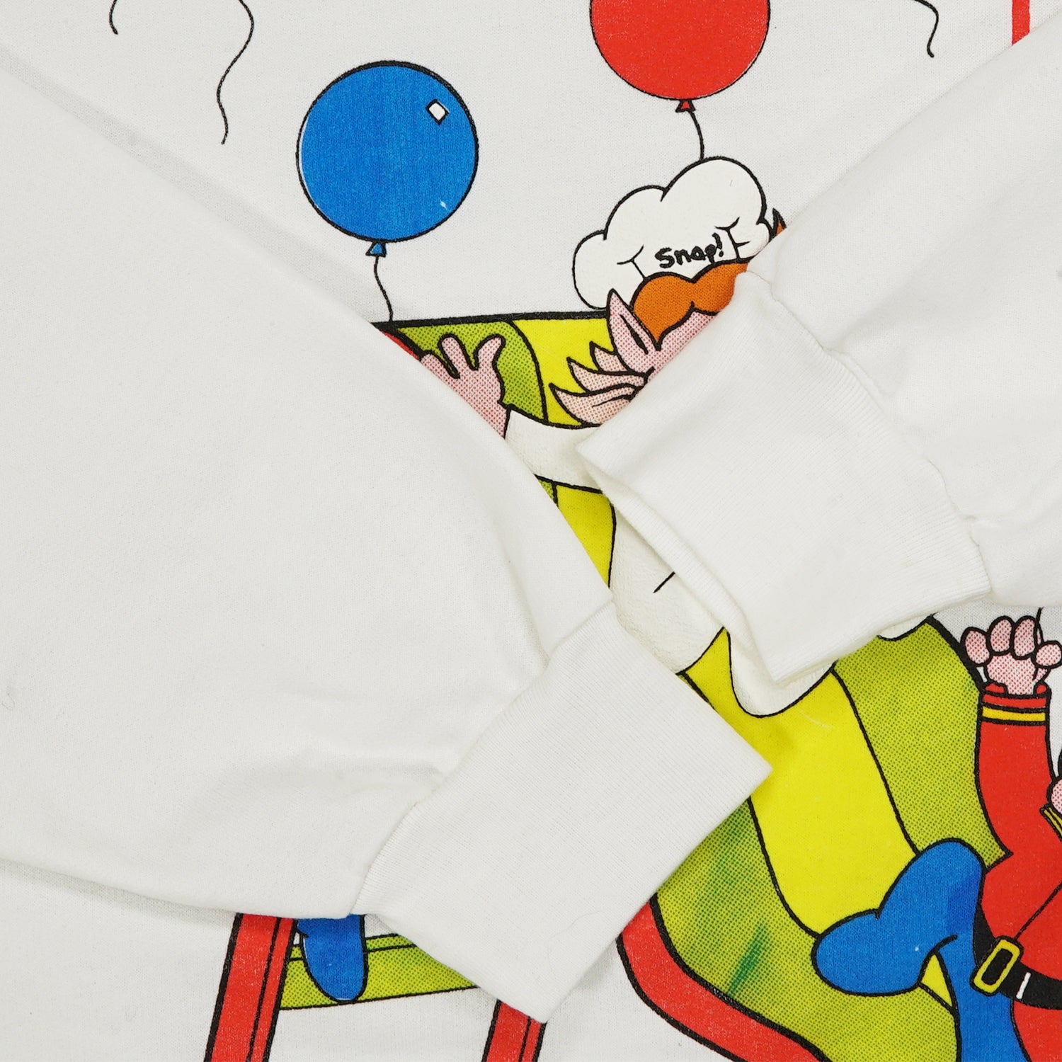 1990 Rice Krispies Snap Crackle Pop cereal snack sweater XL